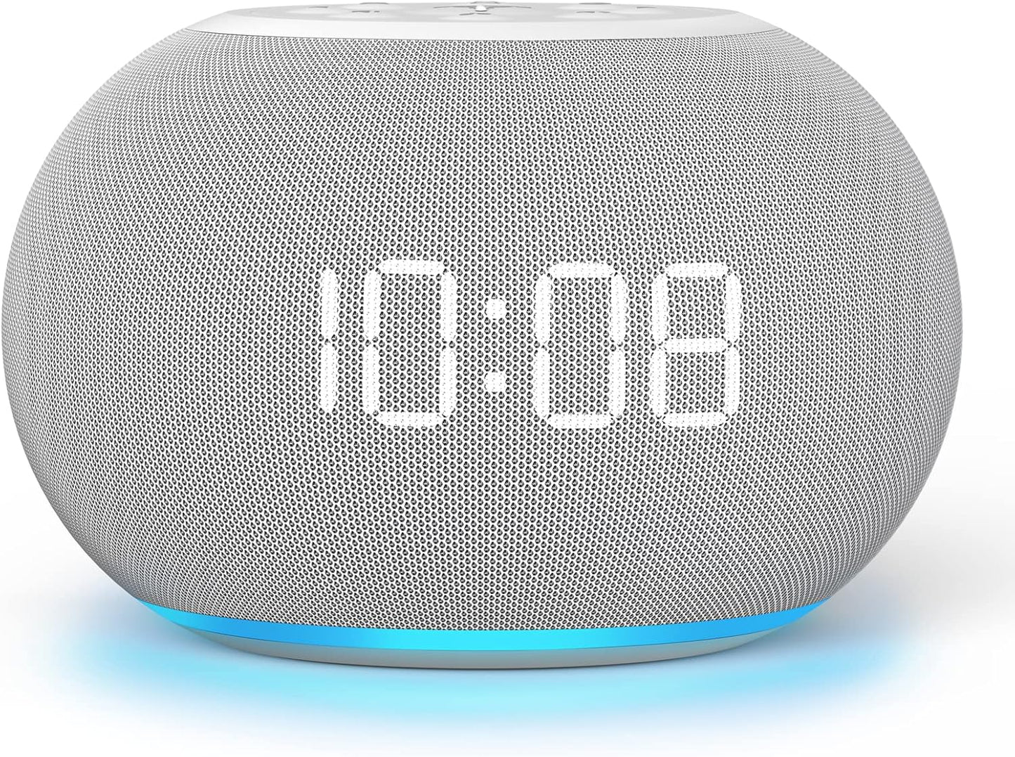 Auto-Dimmable Sound Machine Alarm Clock with Night Light, 20 Soothing Sounds, LED Digital Display, Sleep Timer, Precise Volume Control, White Noise Soother for Baby, Adults, Bedrooms